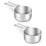 BERYLER 2 Pack 1/3 Cup