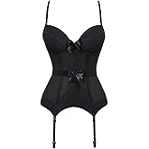 Zhitunemi Corsets Lingerie For Women Bustier: Sexy Halloween Costume Woman Strap Bustier - Going Out Tops Photoshoot Corset