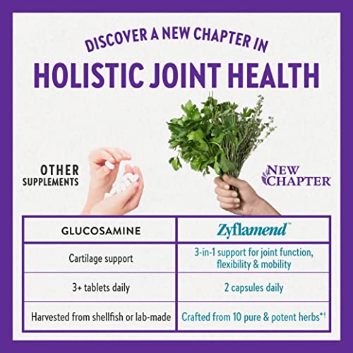 New Chapter MultiHerbal Pain Reliever+ Joint Supplement, Zyflamend™ 10