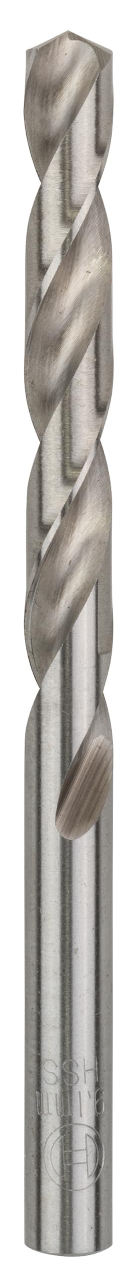 Bosch 5x PRO Metal HSS-G Twist Drill Bit Standard Length (for Non-ferrous metals, Steel, Ø 9,10 mm, Professional Accessory Rotary Drill/Drivers)