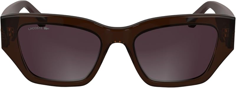 Óculos de sol femininos L6053S/N - Castanho escuro com lente