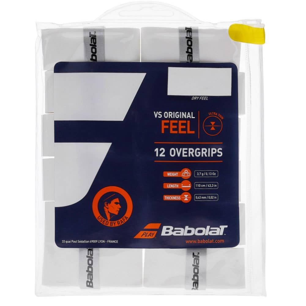 Babolat VS ORIGINAL X 12 Racket accesories - White - (Blanco), UNIQ