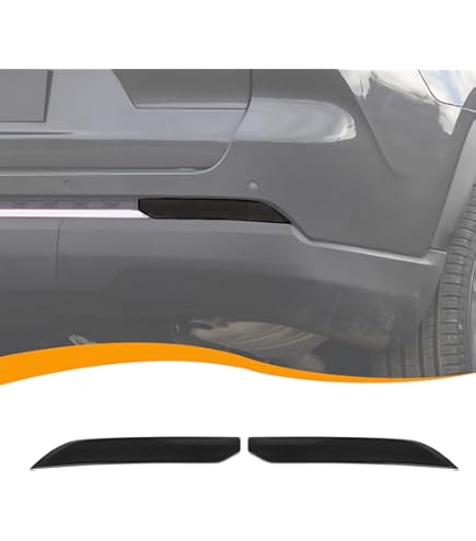 Smoke Black Tail Light Covers For 2015-2021 Dodge Challenger - ABS Plastic Lens Guard Trim Bezels
