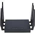 Dpofirs 5G CPE 6 Router for Middle East, Asia, Africa, WiFi6 1000Mbps Gigabit Ethernet Network, 8 Antennas, Plug and Play with SIM Card Slot, Supports up to 20 Users, Black