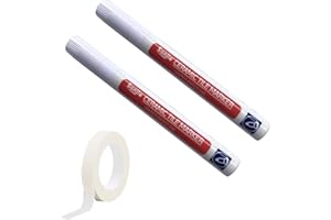Grout Pen White Tile Paint Marker: Waterproof Grout Colorant and Sealer Pen (White-2 PCS)