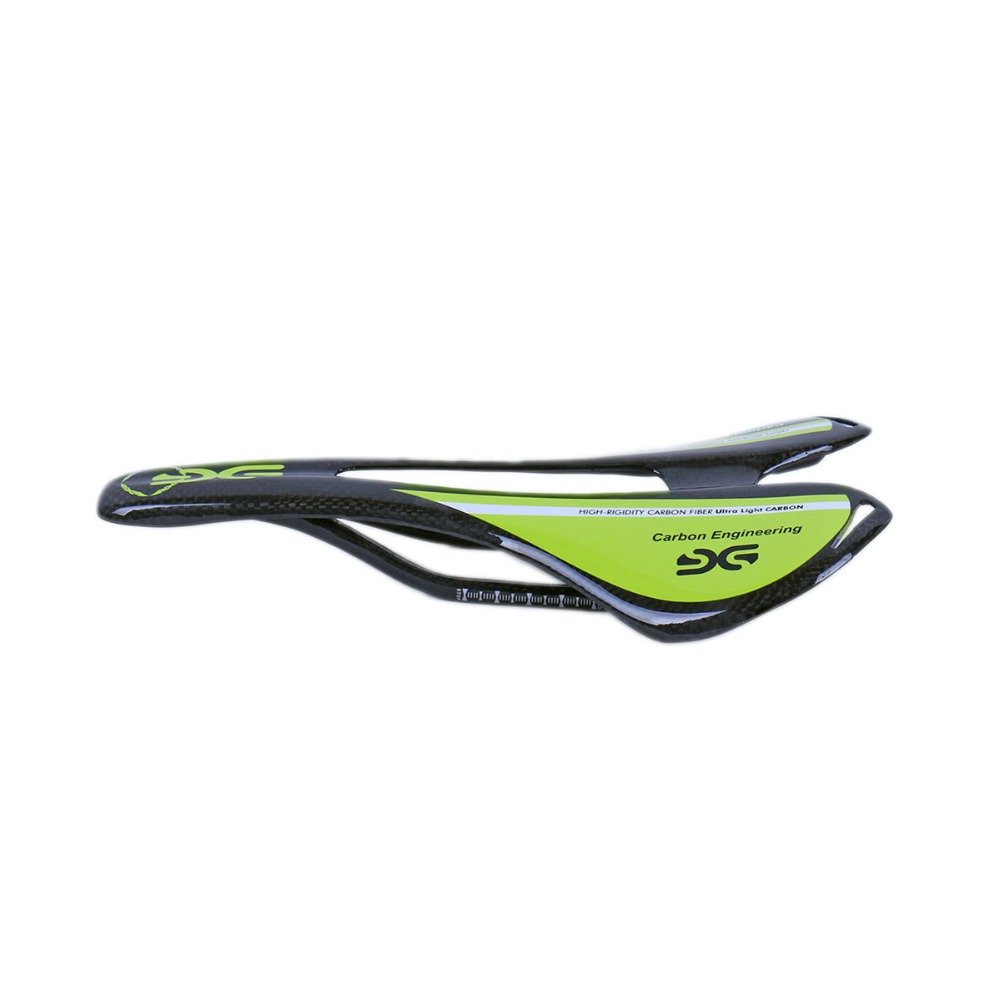 ESEN SP superlight Full Carbon Fiber MTB/Road bike cycling Hollow saddle 3k matte/glossy (glossy, green)