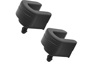 EATAKWARD 2Pcs 6614304021 Rear Tailgate Hinge Bushing, Replacement for Toyota Tacoma 2016-2023, Black Rear Tailgate Hinge Gro