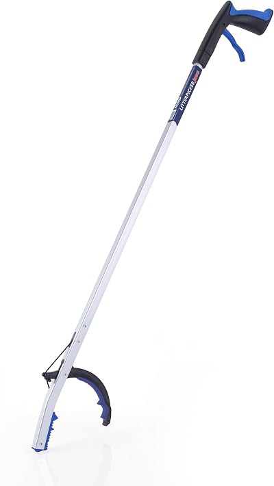 Abbey Heavy Duty Litter Picker Long Reach Grabber Aluminium