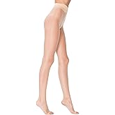 PENTI 10 Den Toeless Pantyhose for Women | Open Toe Matte Sheer Tights with Non-Slip Sole, Transparent Brief