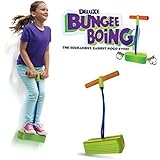 Geospace Jumparoo Deluxe Bungee Boing Foam Bouncing Toy - The Squeakiest, Easiest Pogo Stick Ever! for Kids 3 Years & Up, Pogo Stick