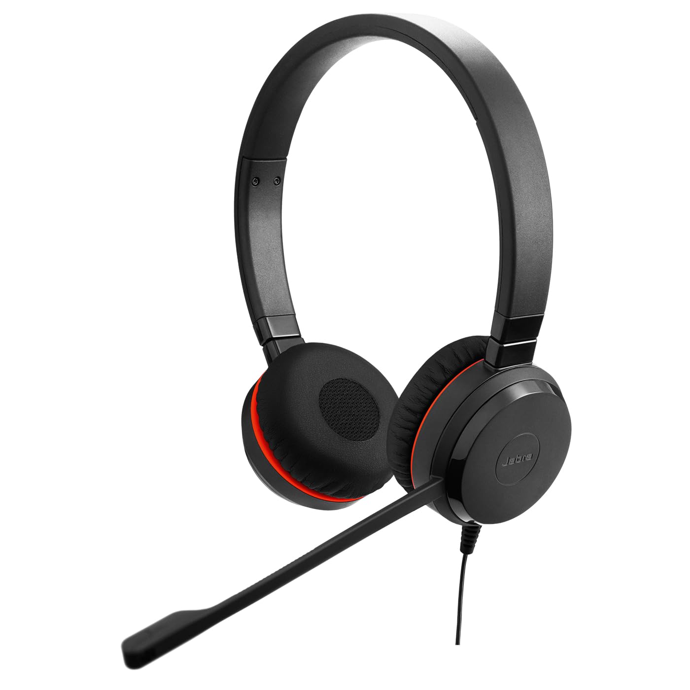 Photo 1 of Jabra Evolve 20 SE Wired Dual-Ear Headset with Microphone for Work, USB-A and USB-C Wired Headphones, Microsoft Teams Certified, On-Ear Comfort, Connects to Laptops, iPhone & Android Devices