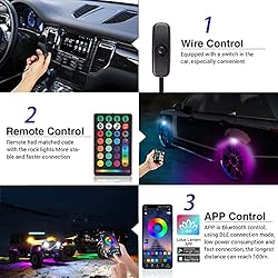 FARREL RGB LED Rock Lights - Underglow Kit for