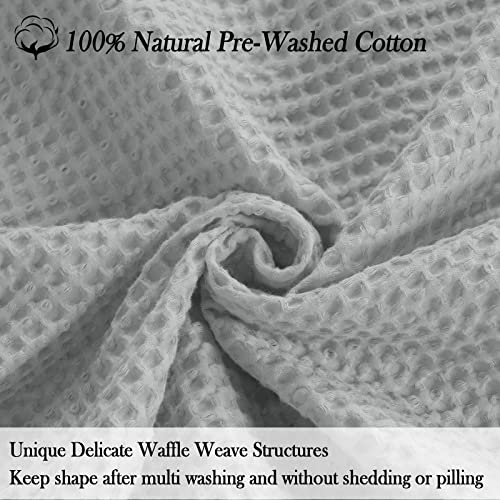 PHF 100 Cotton Waffle Weave Blanket Twin Size 66" x 90"Summer Blanket