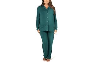 Kindred Bravely Clea Maternity Pajamas & Postpartum Lounge Sets for Women, Long Sleeve Nursing Pajamas