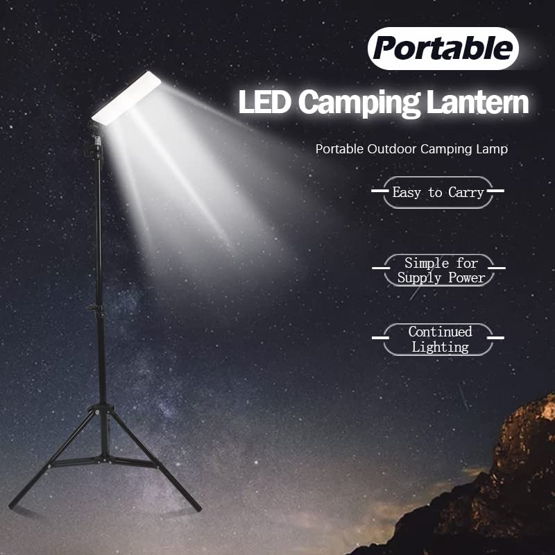 LED Camping Lights with Tripod,LED Camping Lantern LED Work Lights with Stand 5V USB Powered for Camping,Emergency