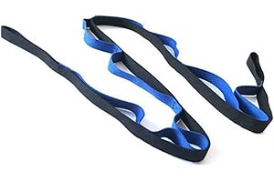 SEEWAN Stretching Strap With Loops Non-Elastic Yoga Straps For Stretching Stretching Bands Flex Strap