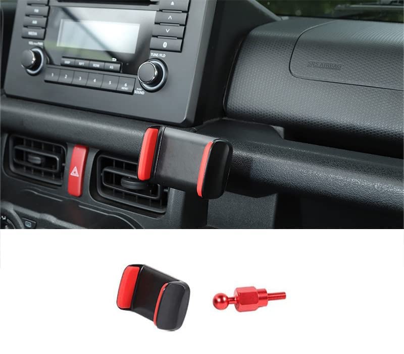 HLMNAKE Car Mobile Phone Holder for Suzuki Jimny JB64 JB74 2019-2023 suitable for All 4-7 Inch Handsets, 360 Degree Rotation in Dashboard (Style 1)