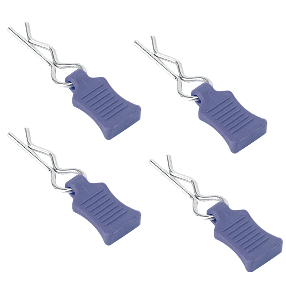 RC Car Body Clip Pin, Universal Fixing Bracket for Model Cars, RC Vehicle Accessories, Suitable for 1/8, 1/10, 1/12 Scale RC Cars, Dark Blue, For DIY, Racing, and Hobbyists