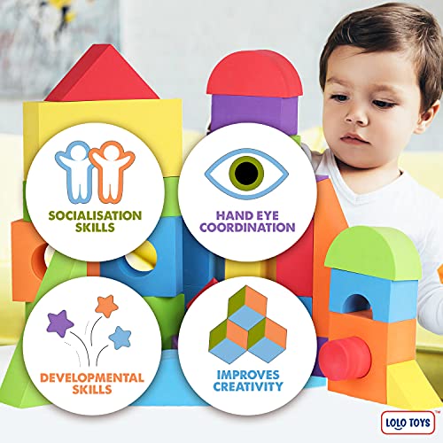 Large Building Foam Blocks for Toddlers Giant Jumbo Big Building