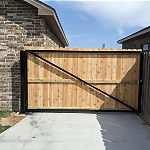 Heavy Duty Gate Hinges 7 Inches 2 Pack Weld On Install Black Iron