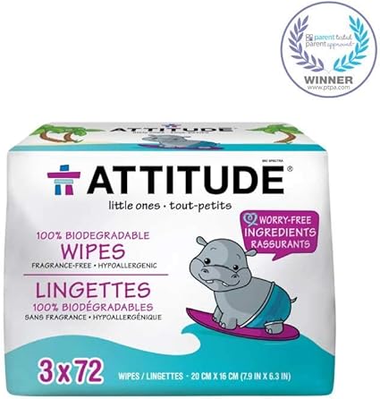 attitude baby wipes