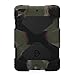 Aceguarder Apple Ipad Mini 1&2&3 Case Waterproof Rainproof Shockproof Kids Proof Case for Ipad Mini 2 Mini 1&2(gifts Outdoor Carabiner + Whistle + Handwritten Touch Pen) (CAMO ARMY-BLACK)