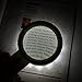 Extra Large 20X Magnifying Glass with 12 Bright LED Lights,XYK Handheld Lighted Magnifier for Reading,Inspection,Exploring,Hobbies and Macular Degeneration (White)