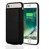 Gomeir iPhone 8/7/6s/6 Battery Case 5000mAh External Portable Battery Power Case Protective Charging Cover Juice Pack Compatible with iPhone 8,7, 6s, 6 (4.7 Inch)(Black)