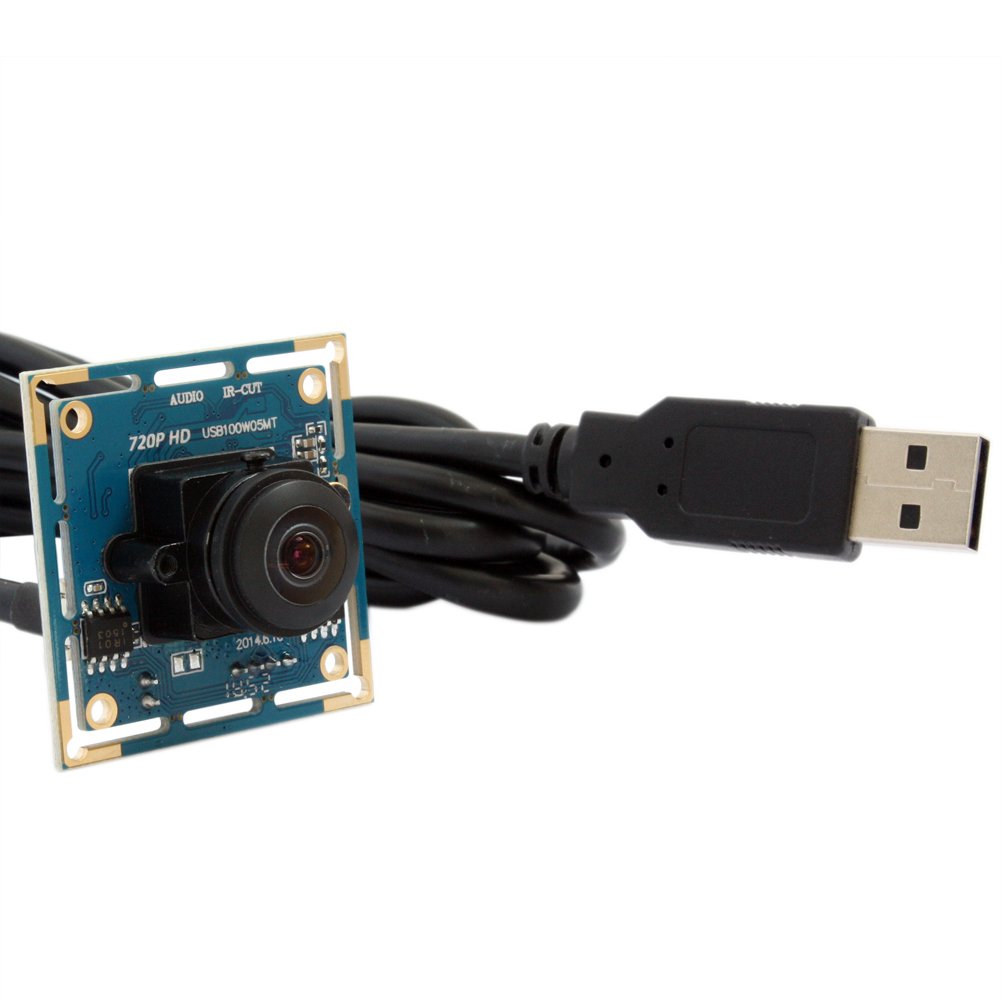 ELP 720P wide angle Usb2.0 Camera Module Support Android Windows Linux for House Security and Video Conference (170 degree megapixel fisheye lens)