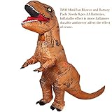 T-Rex Dinosaur Inflatable Toys Costume Halloween Blow up Suit Airblown Inflatable Christmas Yard Decoration