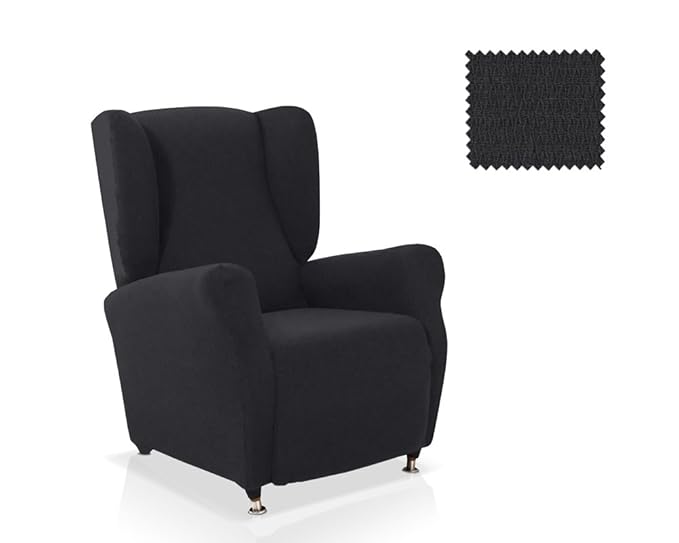 Husse für Ohrensessel Minerva Grösse 1 Sitzer, Standardgröss Farbe Schwarz (mehrere Farben verfügbar)