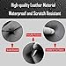 Big Ant Car Seat Cover 1 Piece, PU Faux Leather Bottom Seat Cover, Edge Wrapping Front Seat Protector for Cars (Gray)