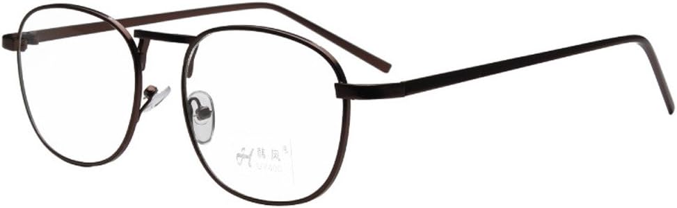 Simvey Classic Retro Vintage Small Square Clear Lens Eyeglasses Metal Glasses Frame