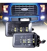 OFFROAD GAMERS 4 Inch LED Fog Light Kit For 2015-2020 Ford F150 - DOT Approved, 6000K White, 1 Pair - View #3