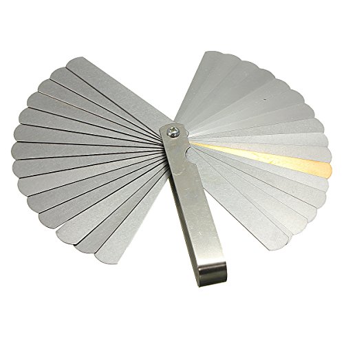 LovesTown Master Feeler Gauge Gap Measure 32 Blade Gap Measuring Tool