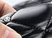Wishlanlan Elegant Four Season Universal Anti-Slip Leather Car Steering Wheel Cover#SU011 (Black+Pink+ Crystal Diamond)