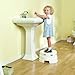 Primo 4-In-1 Soft Seat Toilet Trainer and Step Stool White with Pastel Blue Seat