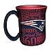 NFL New England Patriots Sculpted Spirit Mug, 17-ounce, Blue