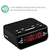 Peakeep Little Digital FM Alarm Clock Radio with Dual Alarm, Snooze, Sleep Timer and Battery Backup