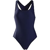 BELEROY Girls' Swimsuit One Piece Swimming Suits Flyback Swimwear for Practice
