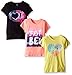 The Children's Place Big Girls Screen Tees (Pack of 3), Multi, X-Small/4