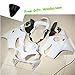 XFMT Motorcycle White Unpainted ABS Plastic Fairing Cowl Bodywork Set Compatible with Honda CBR600F4I CBR 600 F4I 2001 2002 2003