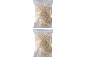 SundiooK 2 Pack 80g Bird Nesting Material Parrots, Finches, Canaries - Jute, Cotton, Sisal Blend Nesting Fibre Aviary and Cag
