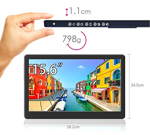 GeChic-1503H-156-IPS-1080p-Portable-Monitor-with-HDMI-VGA-input-USB-Powered-Ultralight-Weight-built-in-Speakers-Rear-Docking