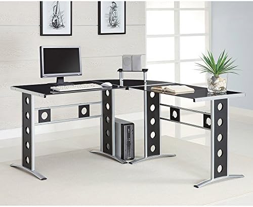 New PC Computer Desk Workstation Furniture L Shape Table Home Laptop Corner Office (L x W x H): 59.00 x 23.50 x 29.50 Inches