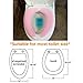 Kindax Gel Toilet Seat Cover Sticky Portable and Washable Toilet Seat Cushion Universal