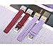bayite Canvas Bands Compatible with Fitbit Charge 2, Soft Classic Replacement Wristband Straps Women Men, Lavender with Rose Gold Connector Small (5.5-6.7 Inch)