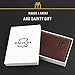 Minimalist Wallet Slim Front Pocket Wallets For Men Genuine Leather Wallet - Red Brown