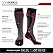 VeloChampion Compression Sports Socks - Black - For Running, Cycling, Triathlon