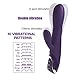 Vibrator Sex Toy for Women, SHEQU Rechargeable Rabbit Clitoris Stimulator Silicone Waterproof Adult Dildo Massager with Dual Vibration Mode Vaginal Toy(Powerful Jack Purple)